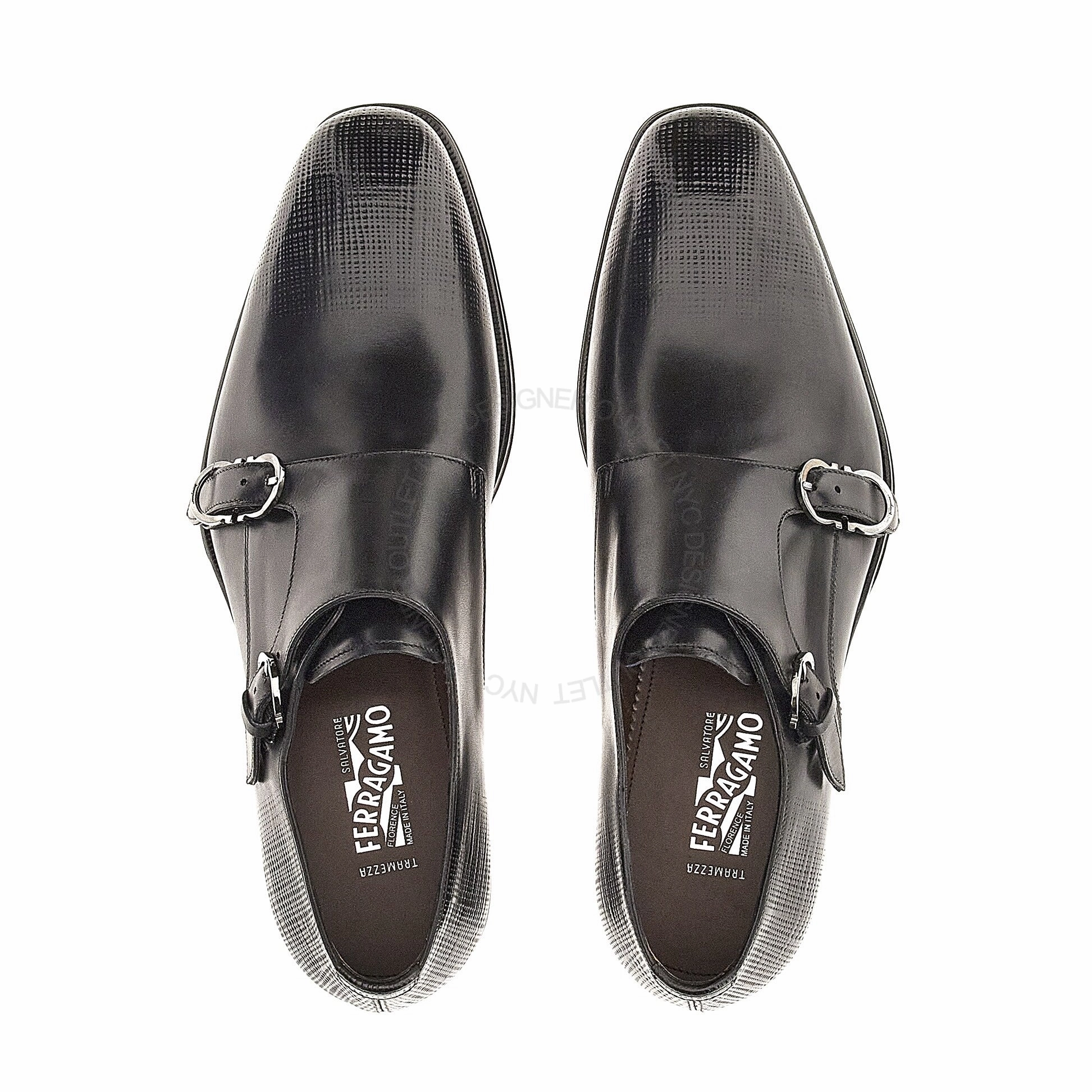 Ferragamo Newson Double Monk-Strap Loafers Brooks Loafers