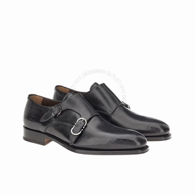 Do Leather Loafers Stretch Ferragamo Newson Double Monk-Strap Loafers