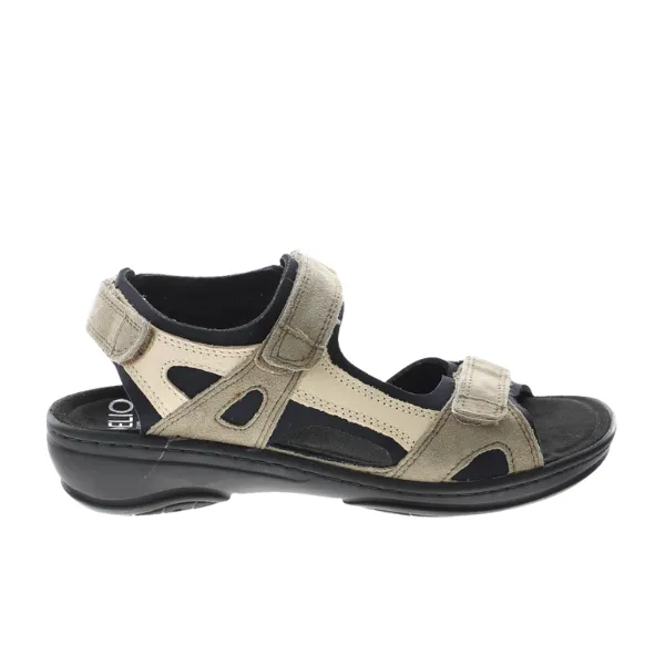 Fidelio Women's Liberty Beige Closed Toe Wedge Sandals