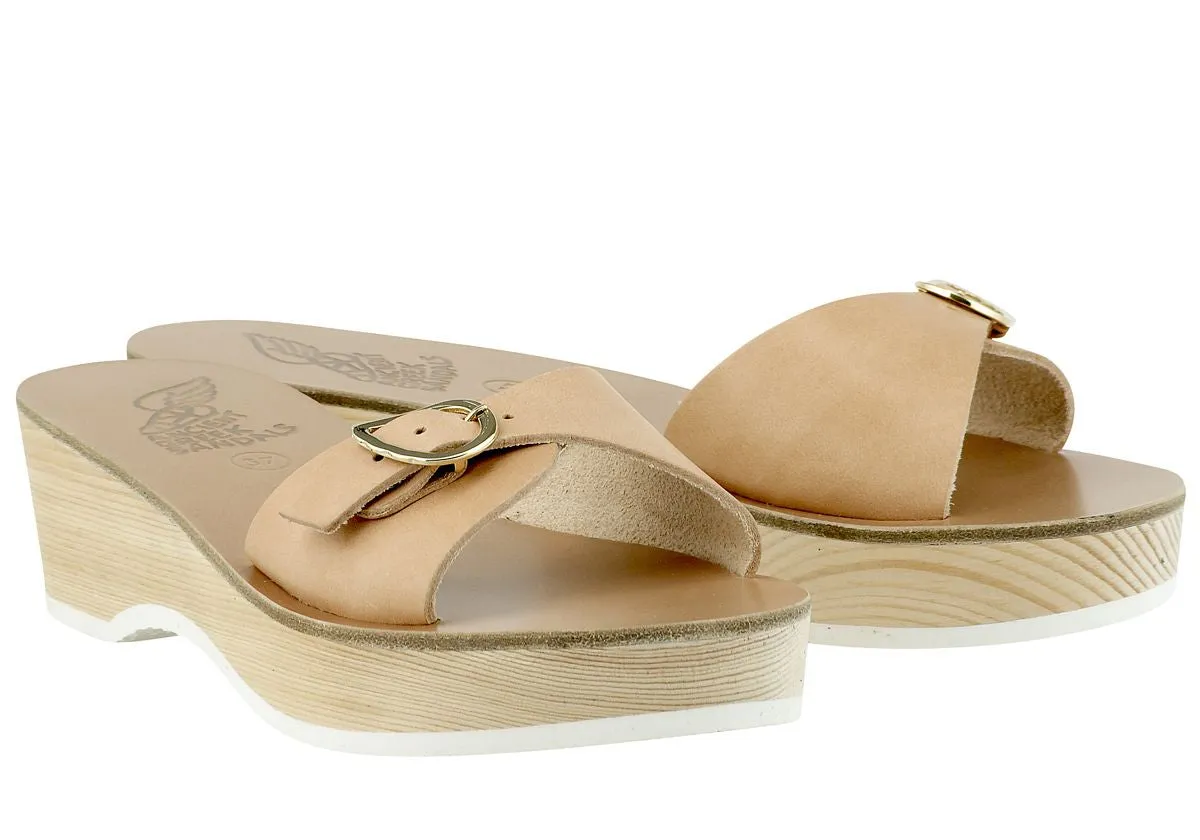 Filia Sabot Natural Slim Sandals