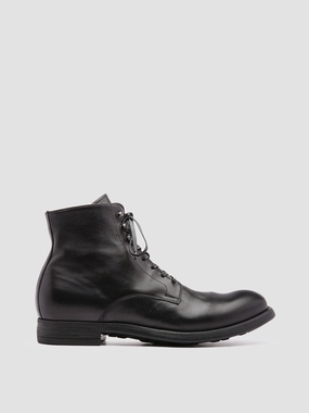 Sexiest Boots CHRONICLE 004 - Black Leather Ankle Boots