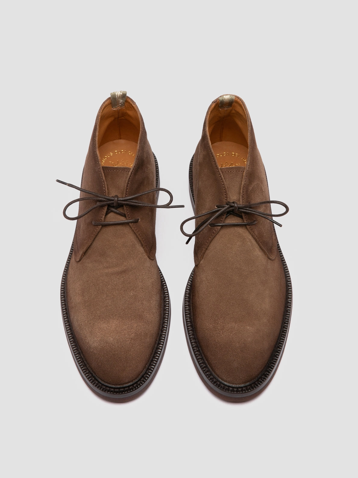 Vibram Hiking Boots DUDE FLEXI 004 - Brown Suede Chukka Boots