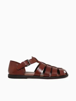 Earth Origins Sandals Finn Tan Burshed Calf