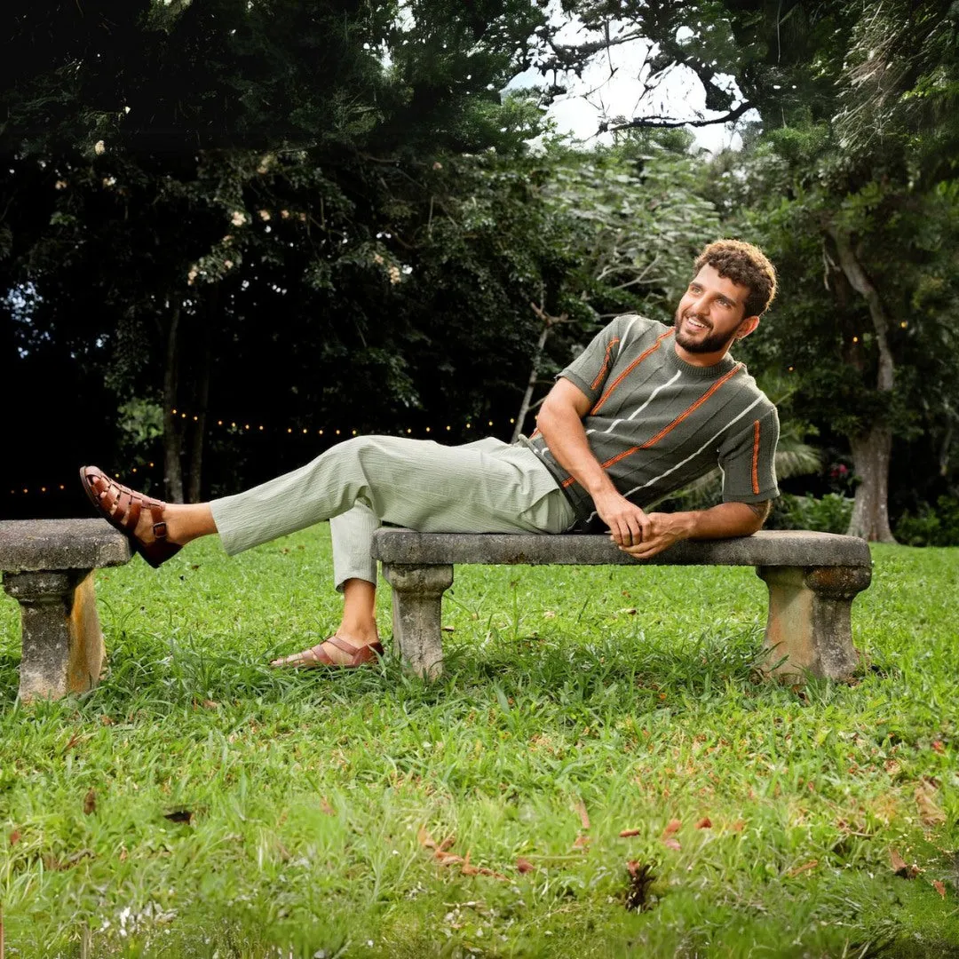 Sandals For Business Casual Finn Tan Burshed Calf