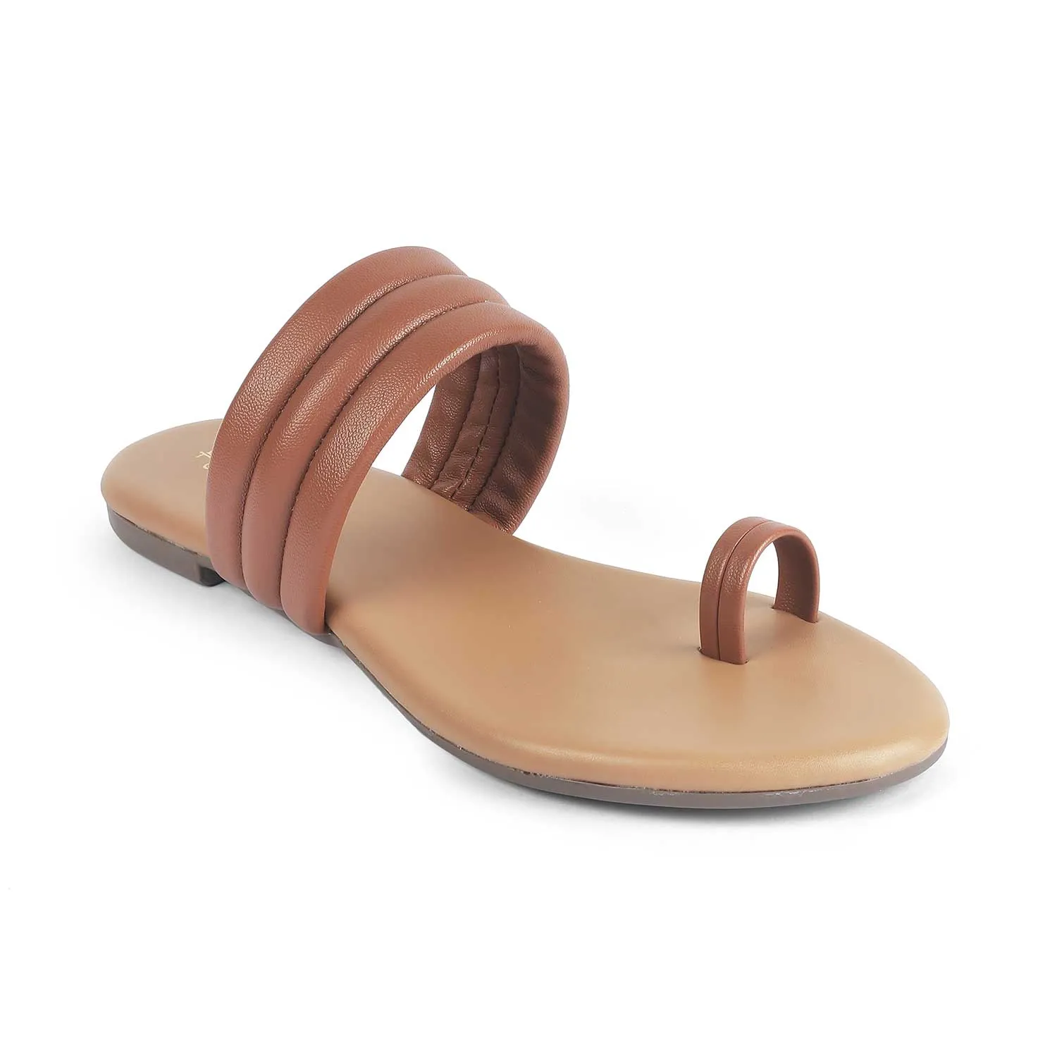 Tresmode Ceflat Tan Women's Dress Flats Smart Casual Flat Shoes