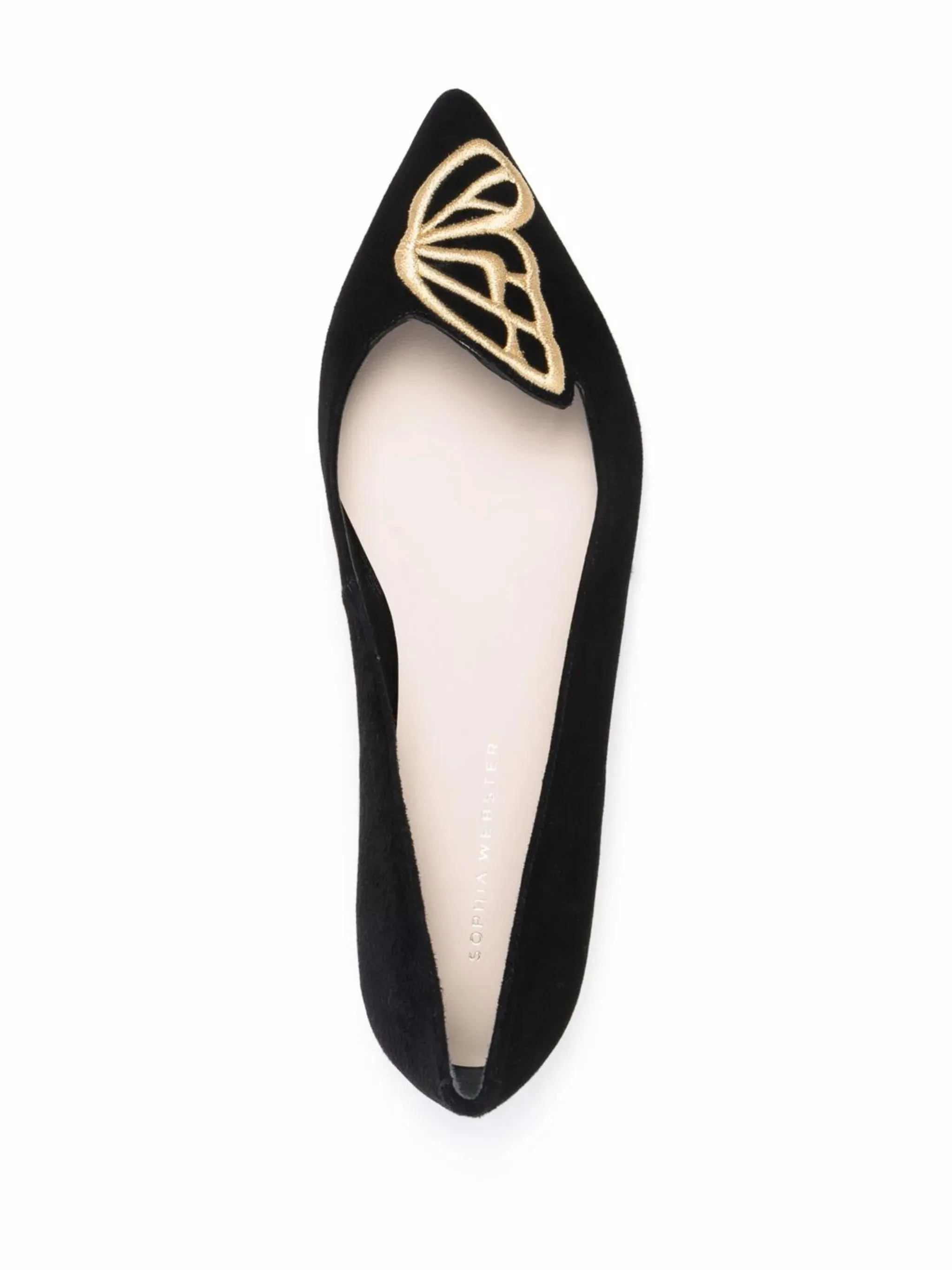 Size 3 Flat Shoes Butterfly ballerina shoes