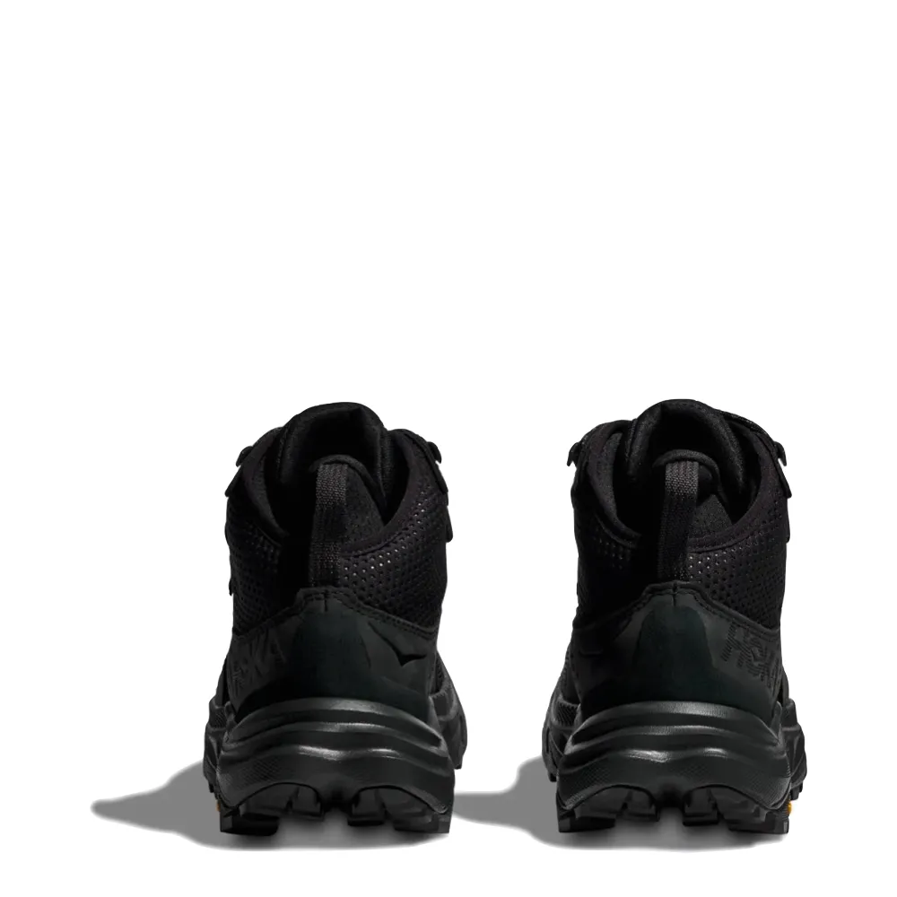 Hoka Men's Anacapa 2 Mid GTX Boots in Black/Black San Marcos