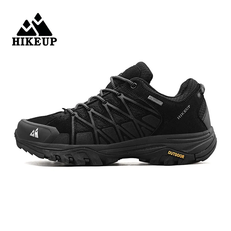 Low Top Vs High Top Hiking Shoes HIKEUP Leather Hiking Shoes for Men orthopedic Cushioning Outdoor Climbing/ FREE Shipping 15 days