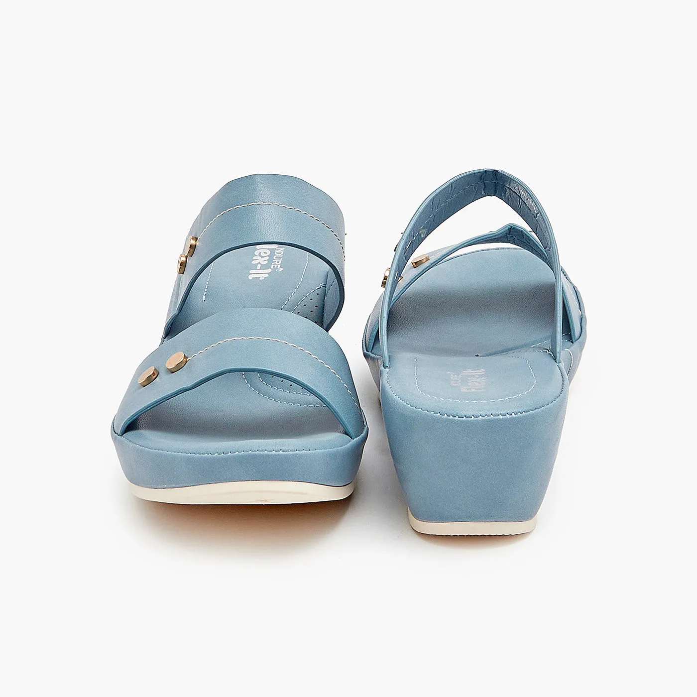 Platform Strappy Slippers Flat Feet Running Shoes