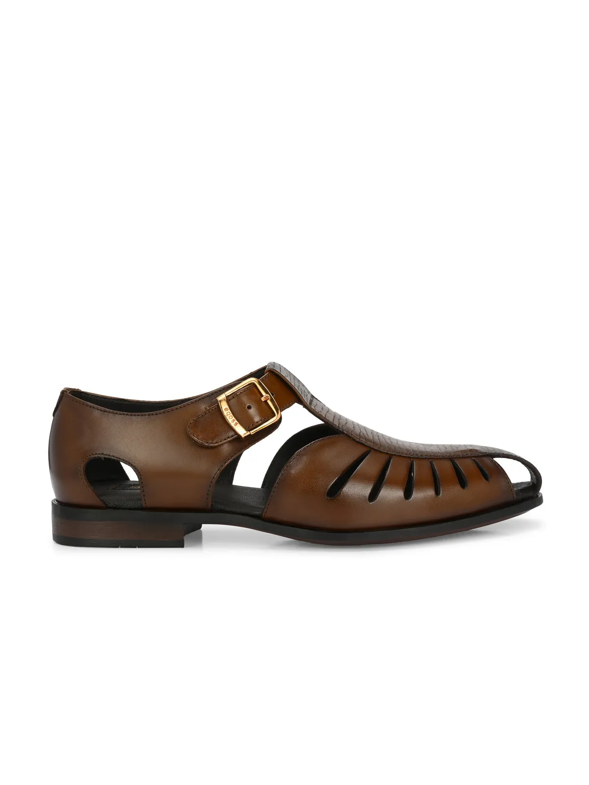 Cloudsteppers Sandals Roman Leather Ethnic Peshawari Sandals