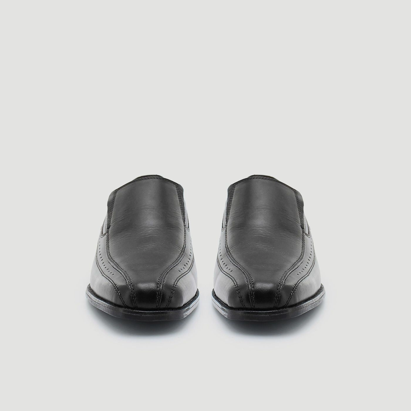 Formal Leather Loafers Steel Toe Penny Loafers