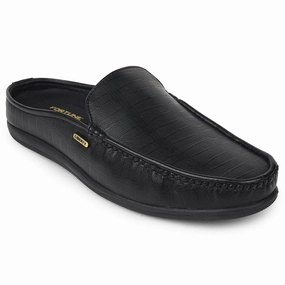 Last Resort Ab Loafers Fortune Black Casual Loafers For Mens VSL-6 By Liberty