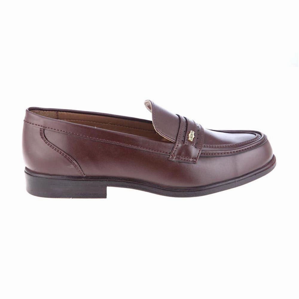 Fortune (Brown) Classic Loafer Shoes For Men ARMANI By Liberty Real Alligator Loafers