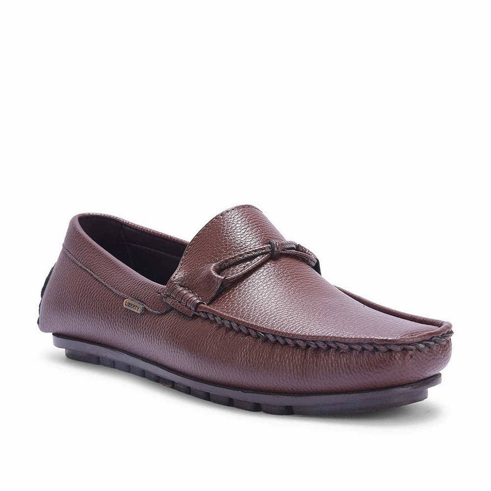 Free People Loafers Fortune Brown Formal Loafers For Men AVL-5 By Liberty