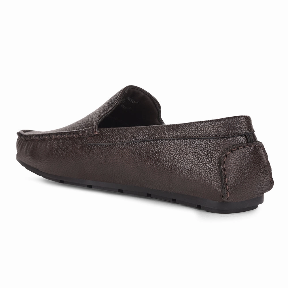Fortune Brown Loafers For Men VCL-108 By Liberty Toe Loafers