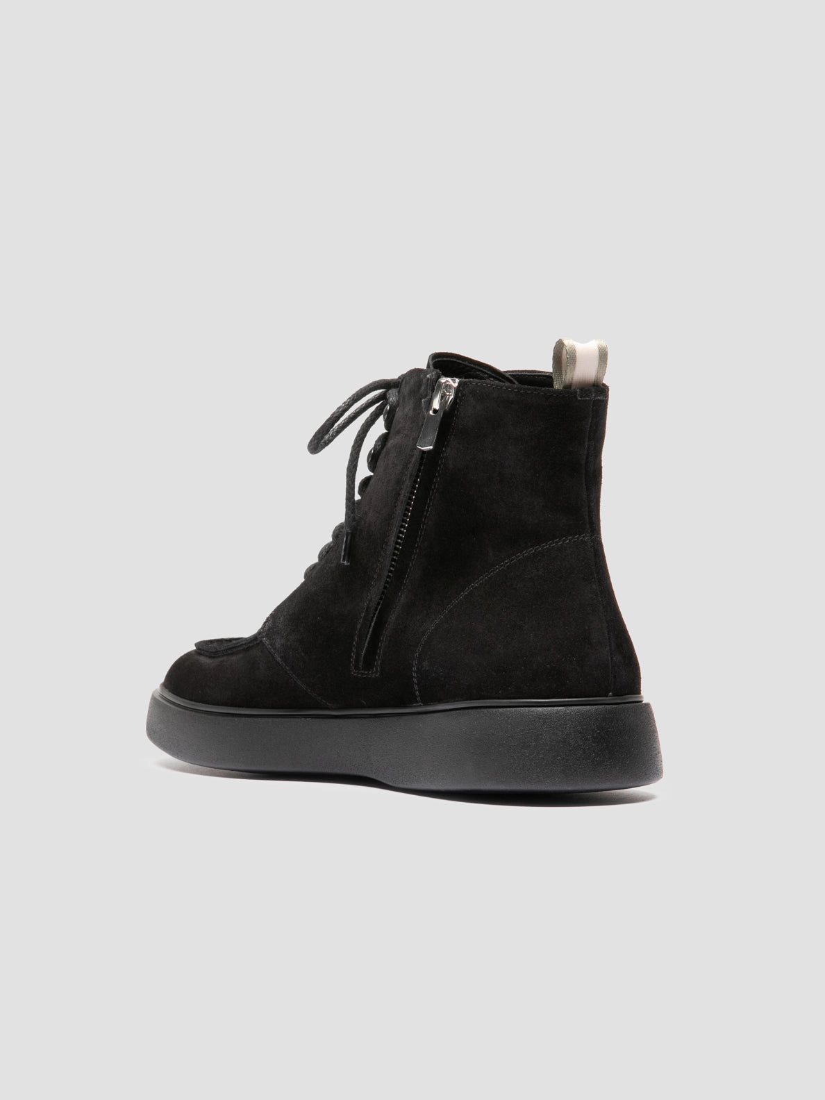 Gaucho Boots FRAME 004 - Black Suede Lace-up Boots