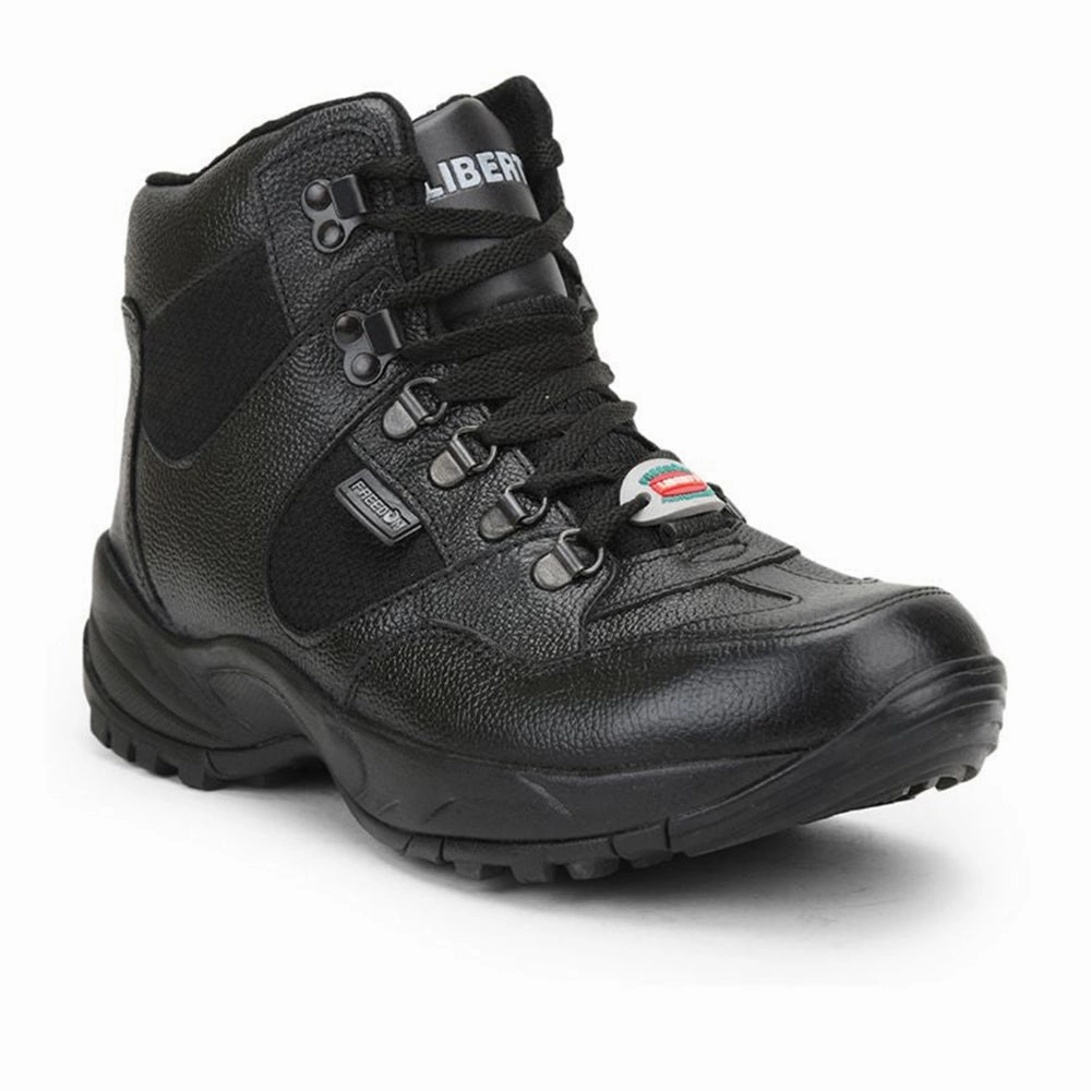 Freedom Casual (Black) Defence Hiking/Trekking Ankle Shoes SHAURYA By Liberty Sawtooth Low Hiking Shoes