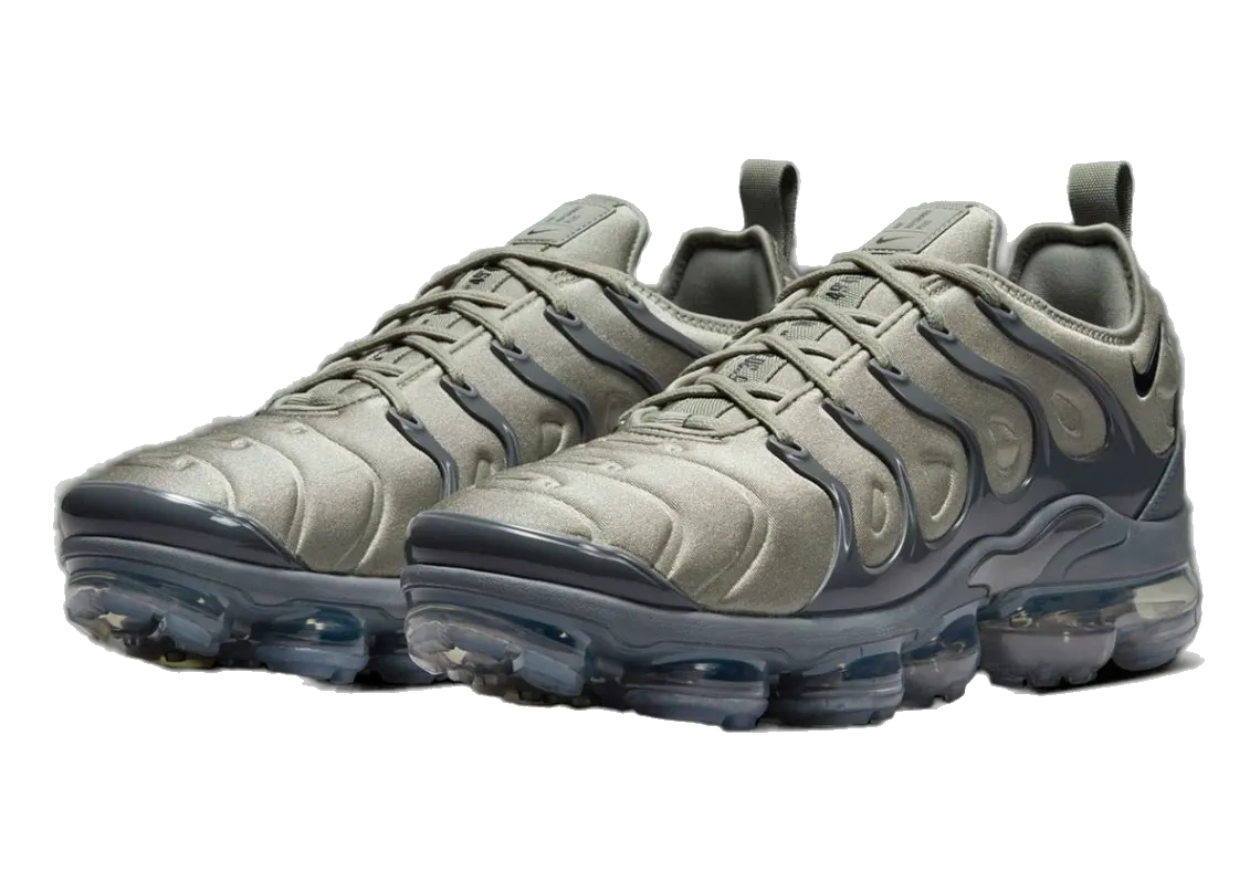 Nike Shoe Slides Nike Men's Air Vapormax Plus Shoes - Dark Stucco / Dark Grey / Anthracite / White
