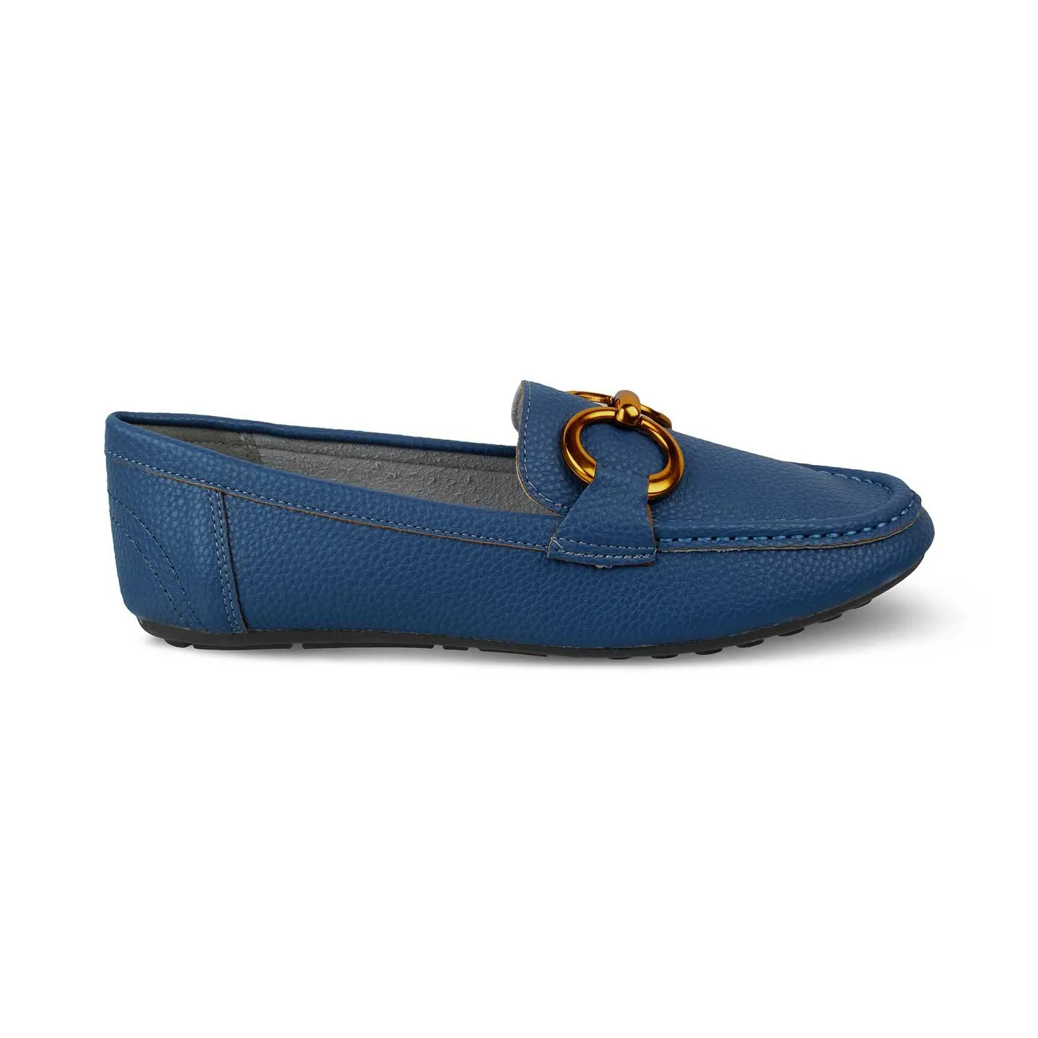 The Wigo Blue Women's Dress Loafers Tresmode Stomp Loafers