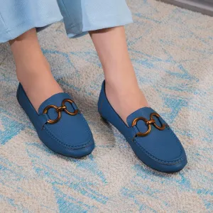 Armani Shoes Loafers The Wigo Blue Women's Dress Loafers Tresmode