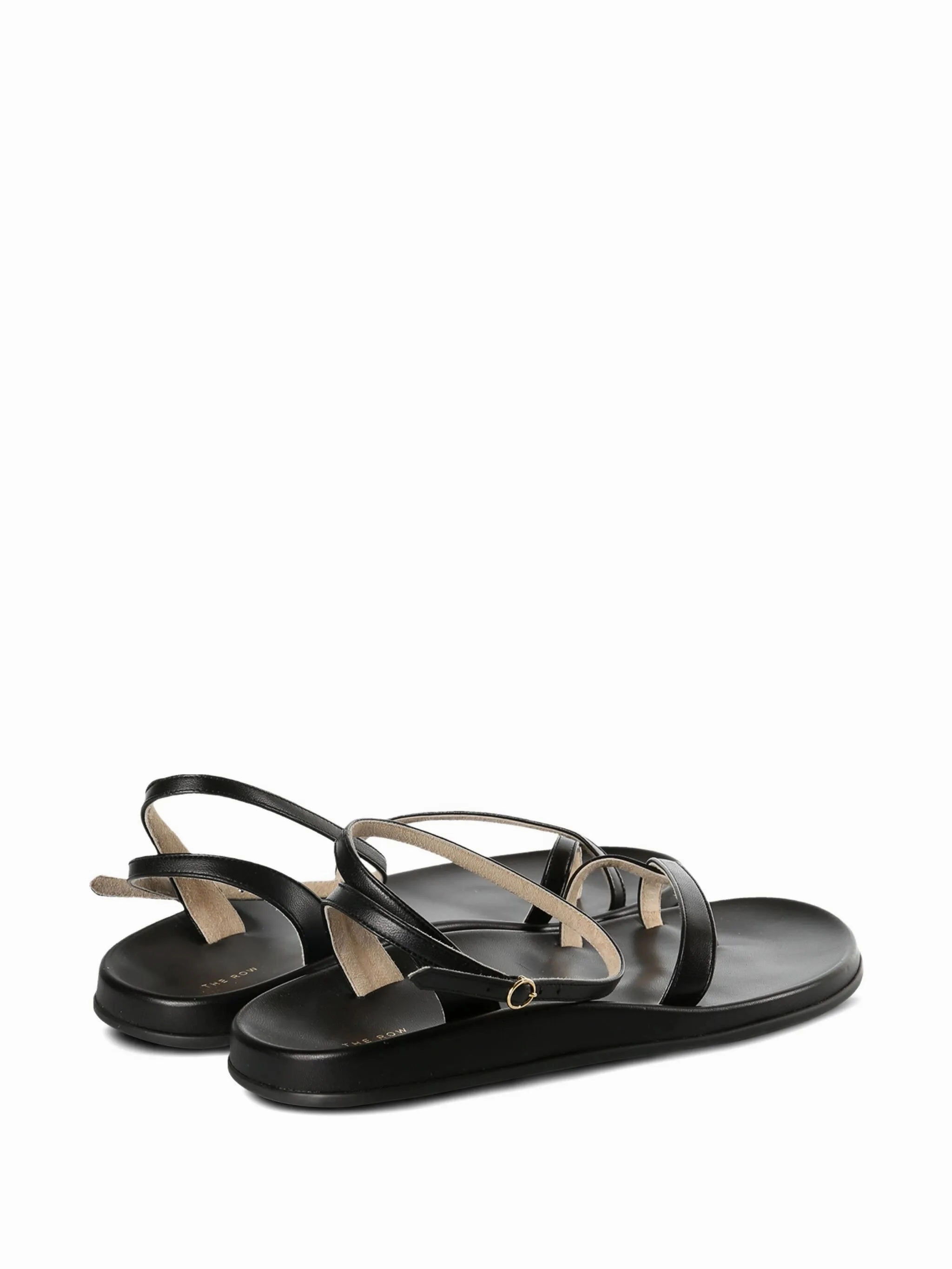 Open Toe Wedge Sandals leather cross-strap sandals