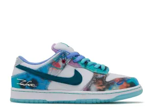 Futura Laboratories X Nike Dunk Low SB Bleached Aqua Nike Air Mag Shoes