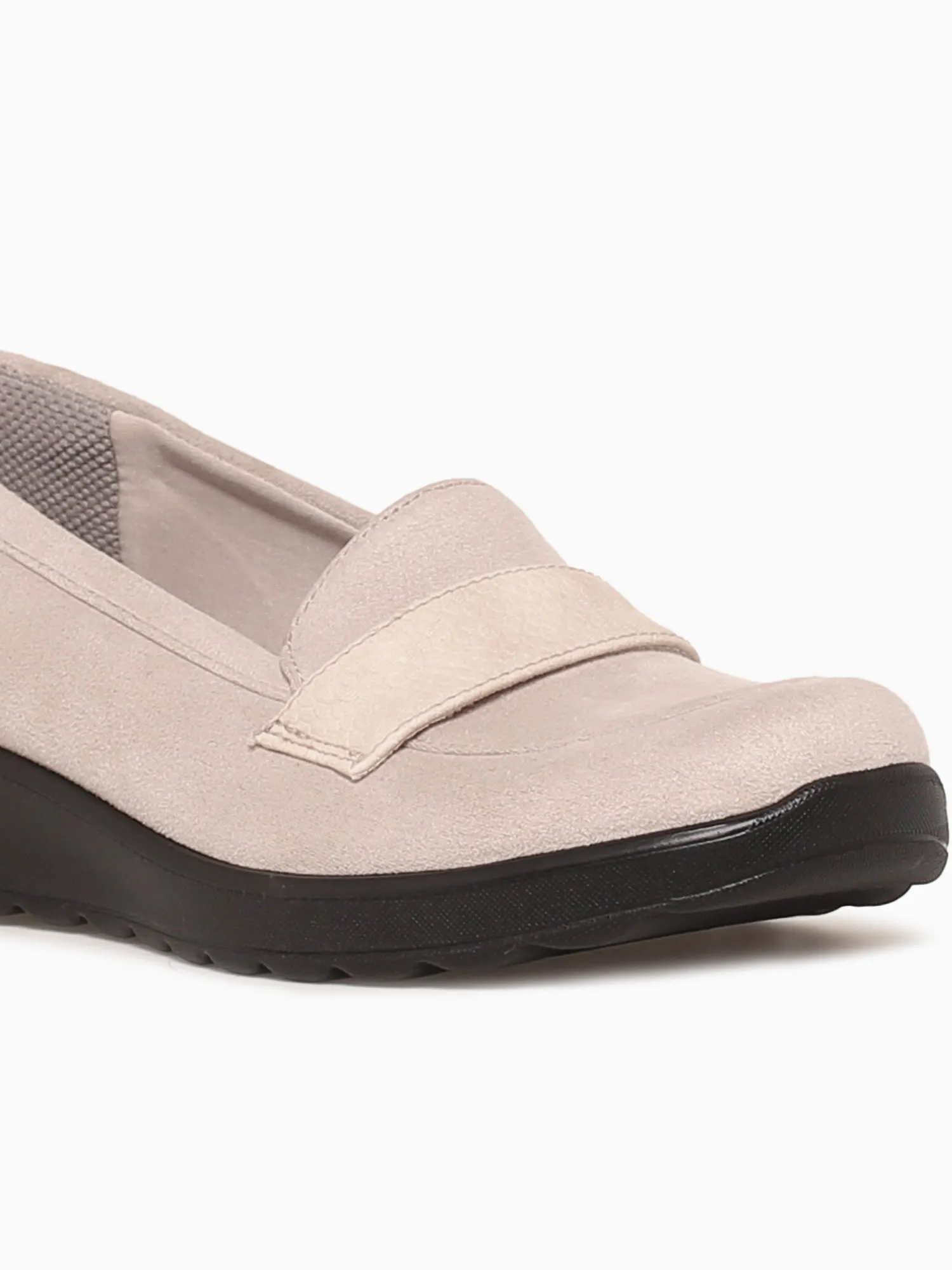 Chunky Loafers With Skirt Gamma 2 Sand Fabric