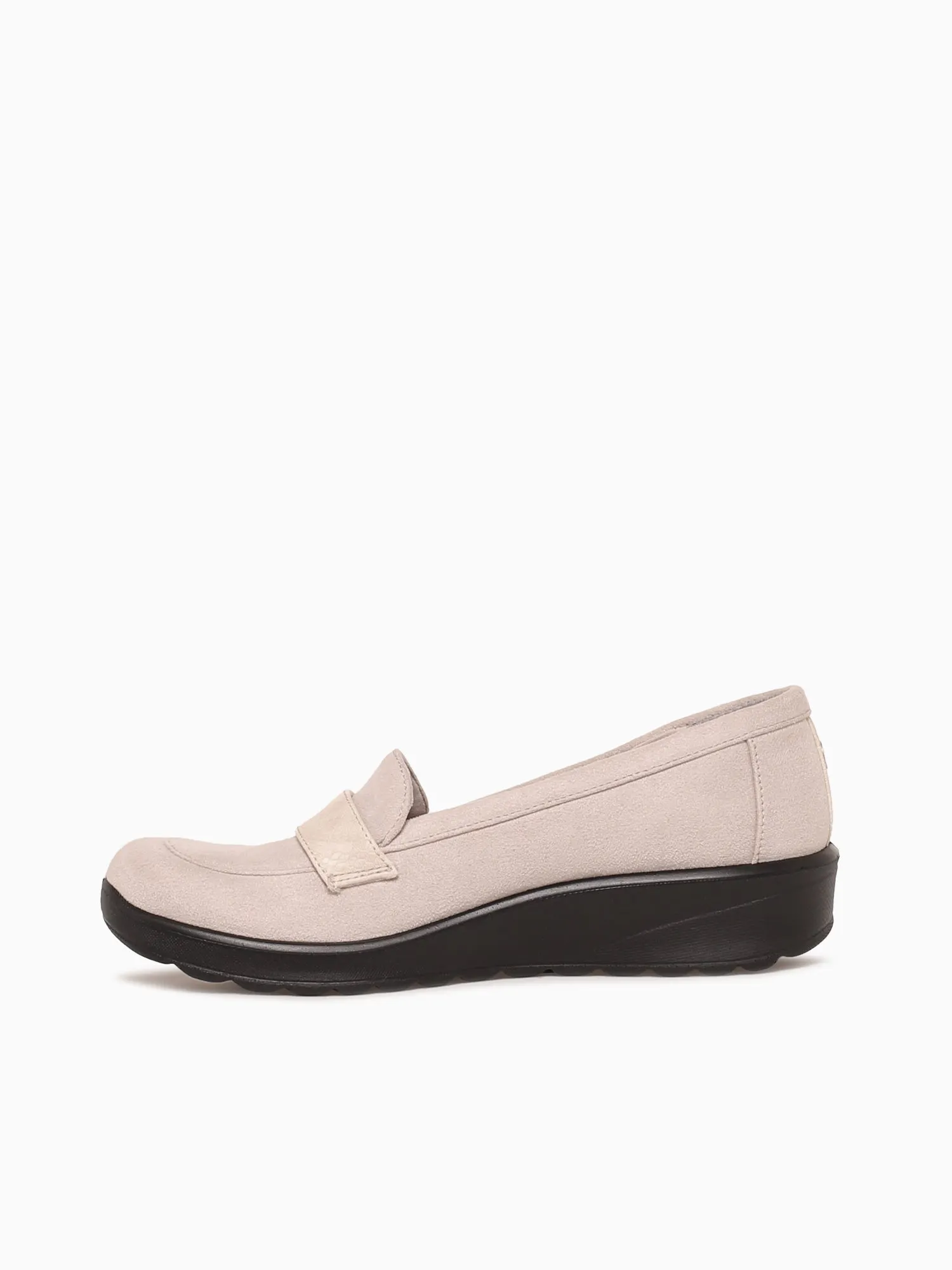 Gamma 2 Sand Fabric Driving Loafers With Arch Support