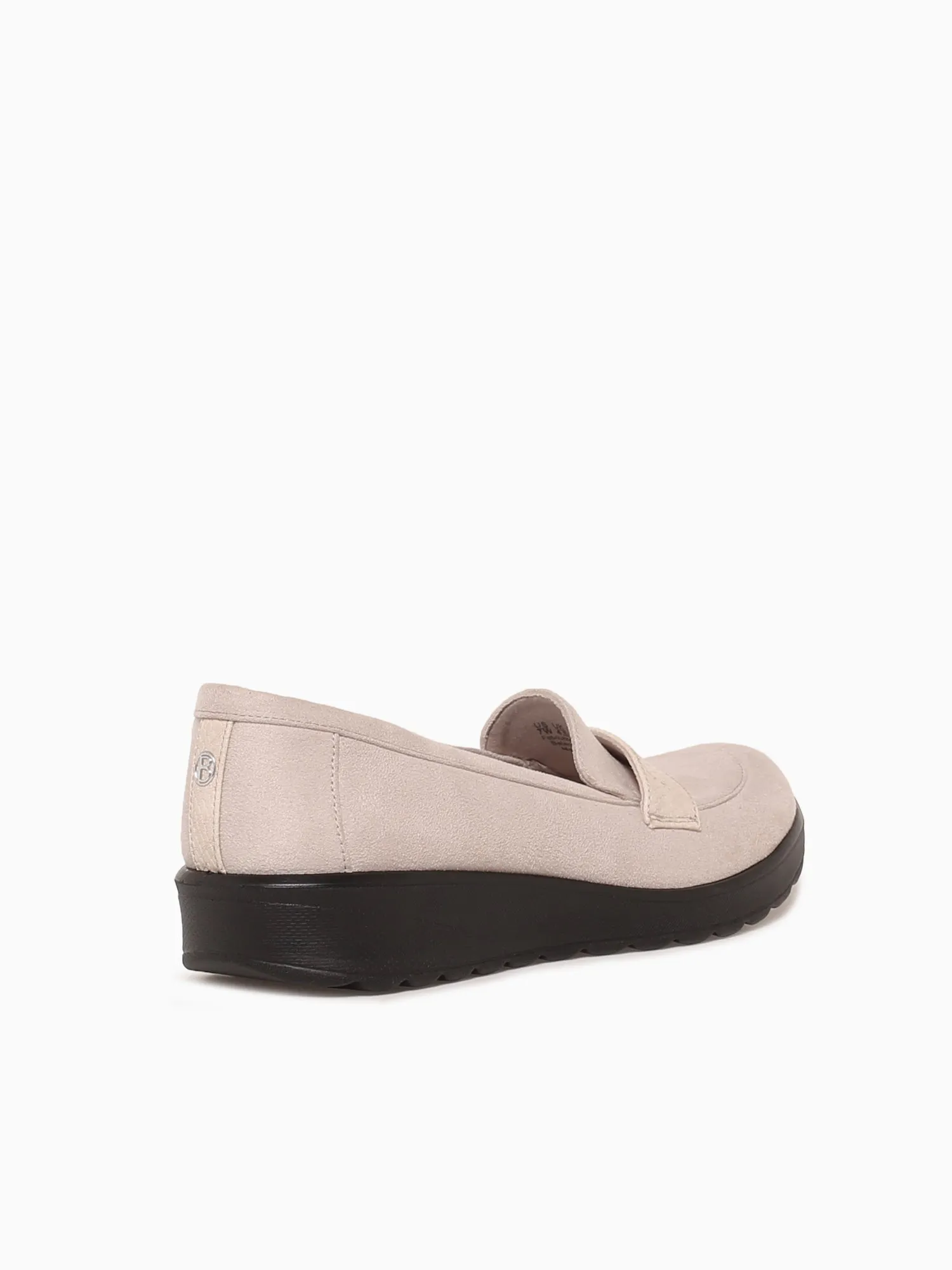 Gamma 2 Sand Fabric Suede Loafers Platform