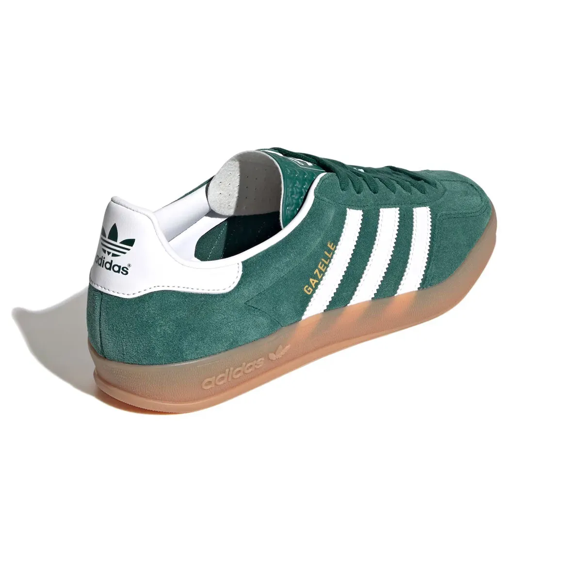 Gazelle Indoor 'Collegiate Green White Gum' Adidas Harden Stepback 3 Basketball Shoe