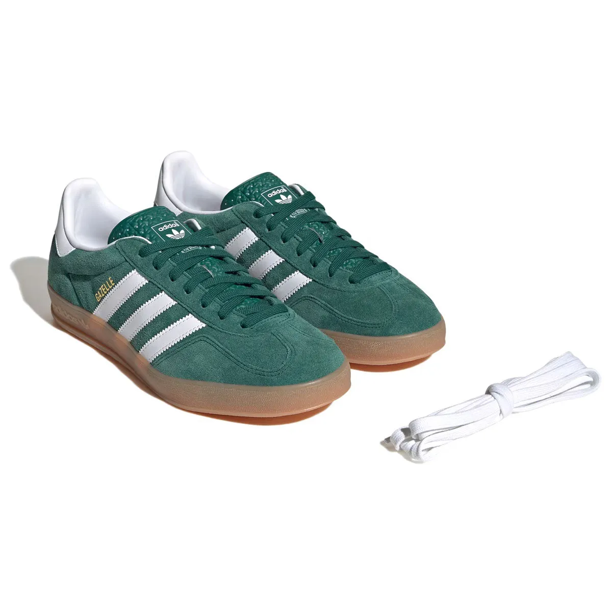 Custom Adidas Shoes Gazelle Indoor 'Collegiate Green White Gum'