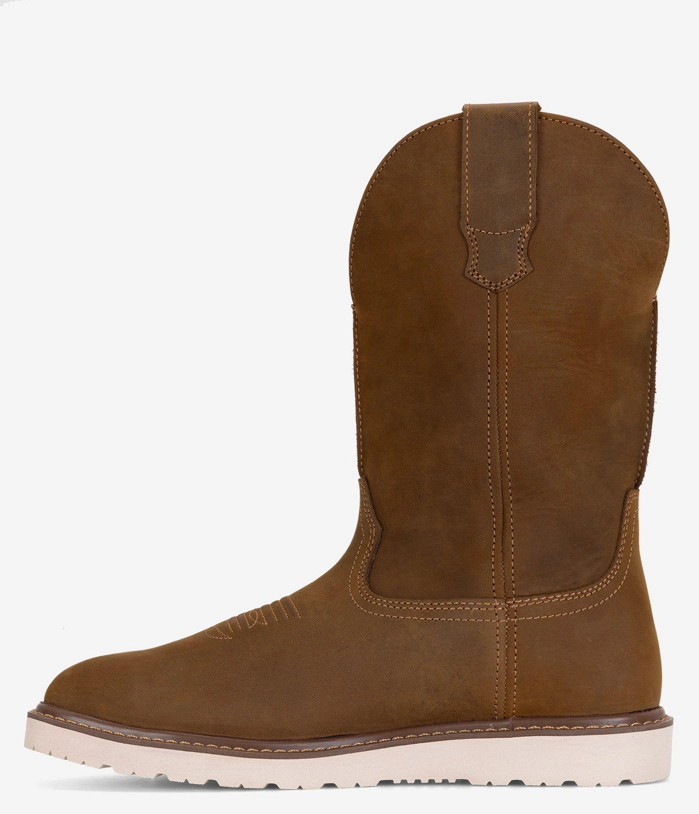 Wolverine Bronc Wedge Pull-On Steel Toe Work Wellington - Men Top Rated Chukka Boots