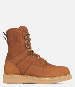 Georgia Boot 8" Wedge Work Boot - Men Pointed Toe Boots