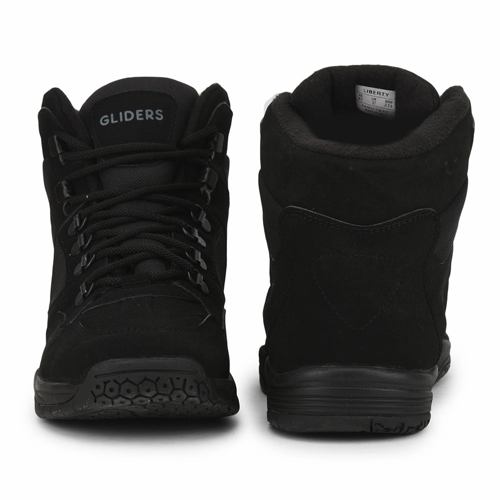 Gliders (Black) Casual Lace Up Shoes For Men EVEREST-1 By Liberty Forever 21 Cowgirl Boots