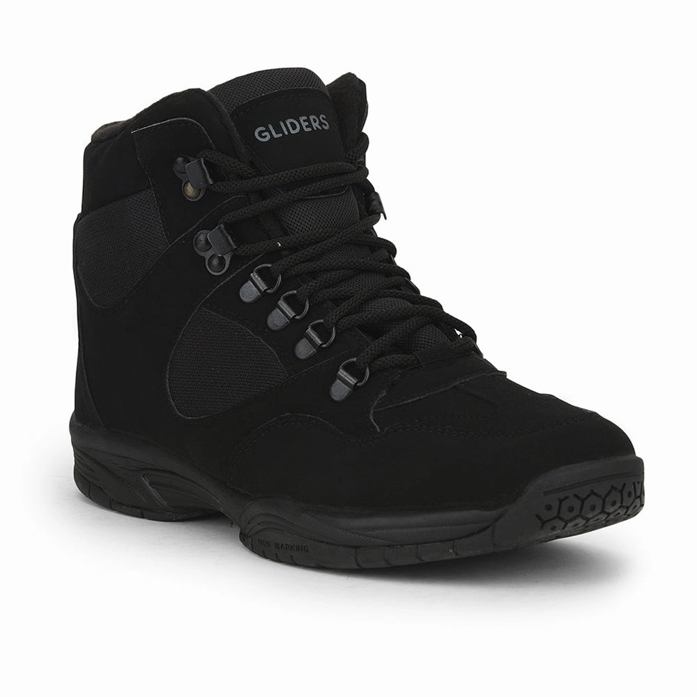 Rios Of Mercedes Boots Gliders (Black) Casual Lace Up Shoes For Men EVEREST-1 By Liberty