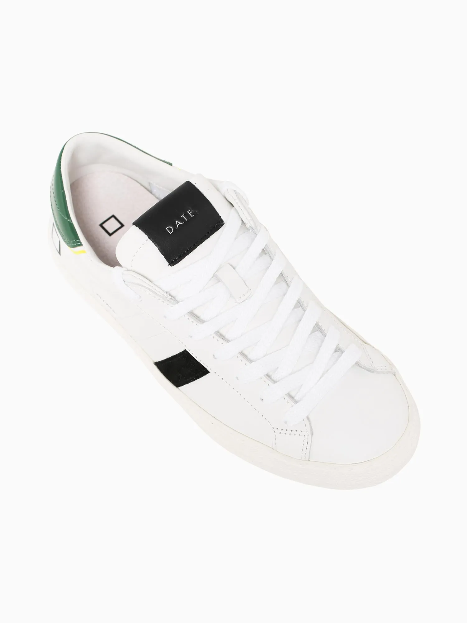 Wedding Party Sandals Hill Low White Green leather