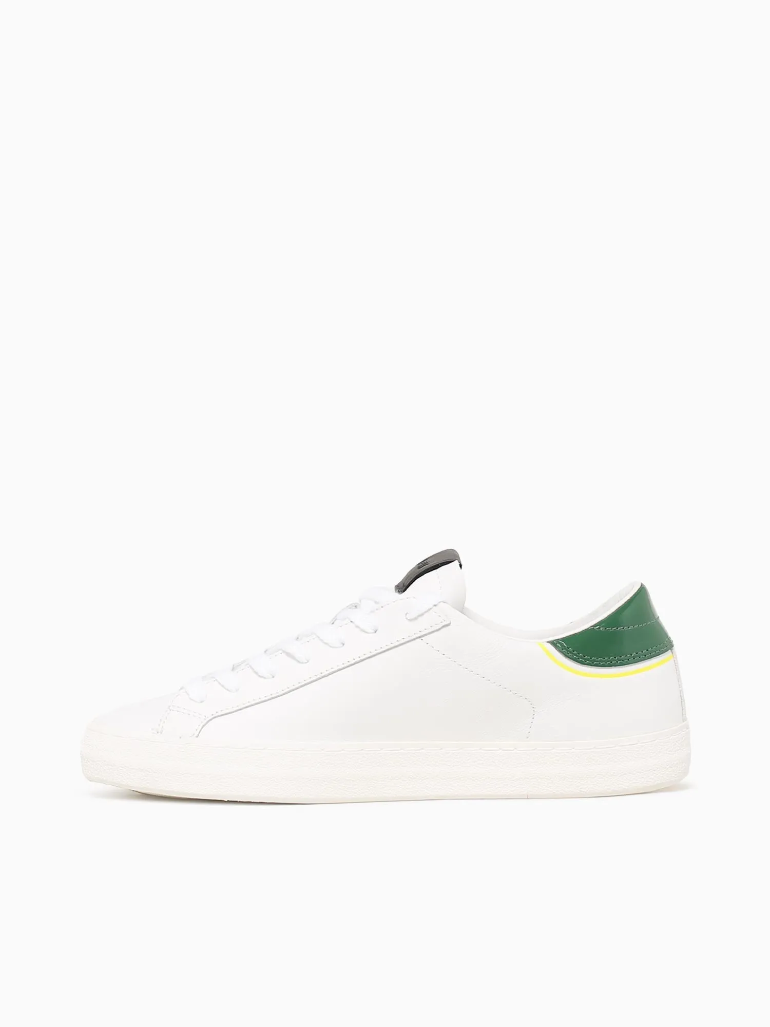 Cloud Steppers Sandals Hill Low White Green leather