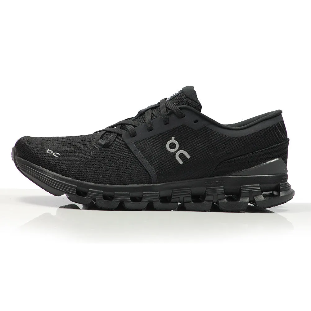 On Cloud X 4 Men's Running Shoe - Black/Eclipse Running Shoes Supination
