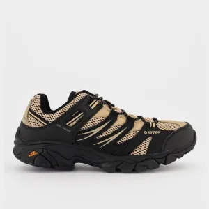 Hi-Tec Mens Tarantula Outdoor Shoes Beige Hiking Shoes With Gore Tex