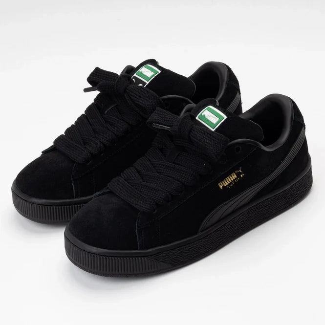 Indoor Puma Soccer Shoes PUMA Unisex Suede XL Back Black