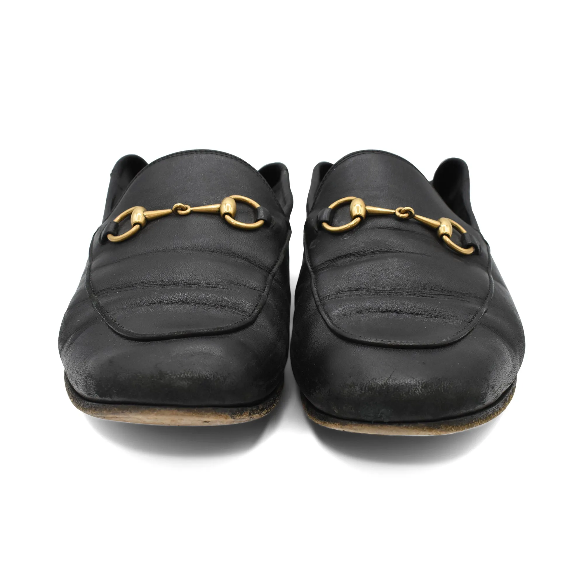 Gucci 'Brixton' Loafers - Women's 40 Loafers With Buttoned Shirt