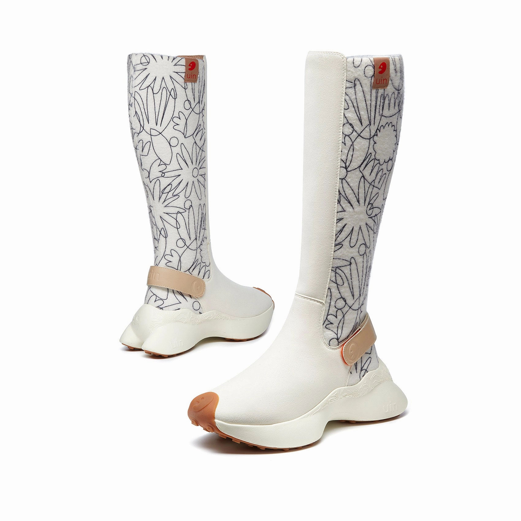 Hand-painted Flowers Lleida VI Women Roc Boots Australia