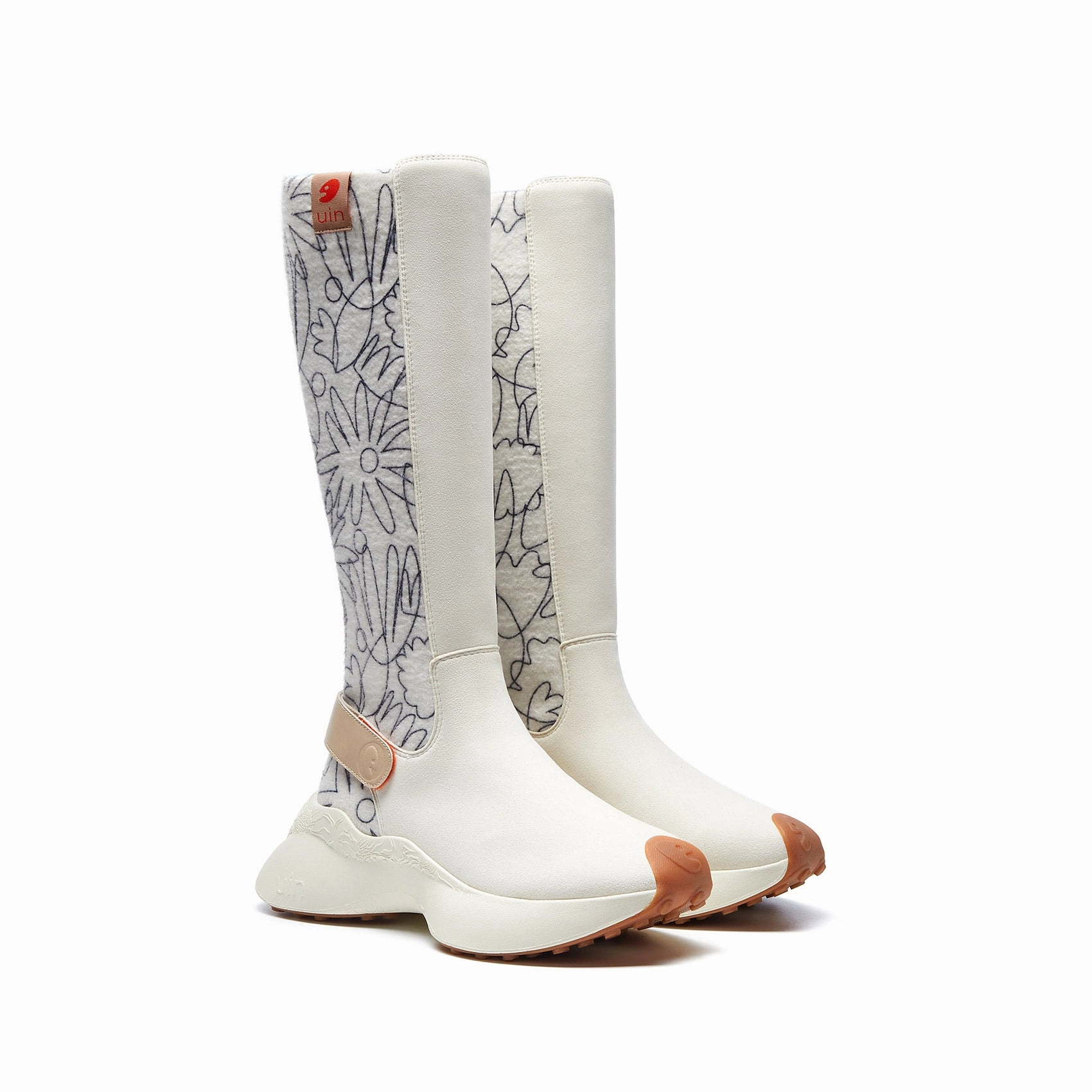 Hand-painted Flowers Lleida VI Women Women's Boots