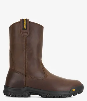 Narrow Calf Cowboy Boots CAT Footwear Drawbar Pull-On Work Boot - Men