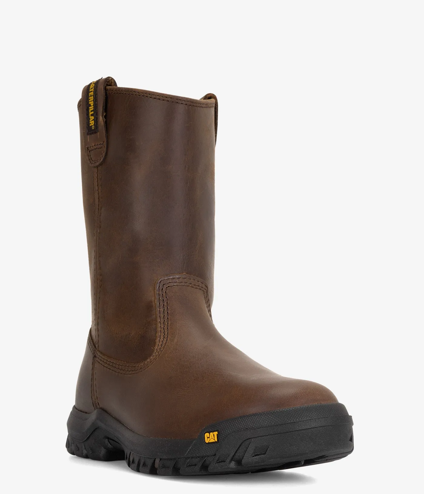 CAT Footwear Drawbar Pull-On Work Boot - Men Swat Boots