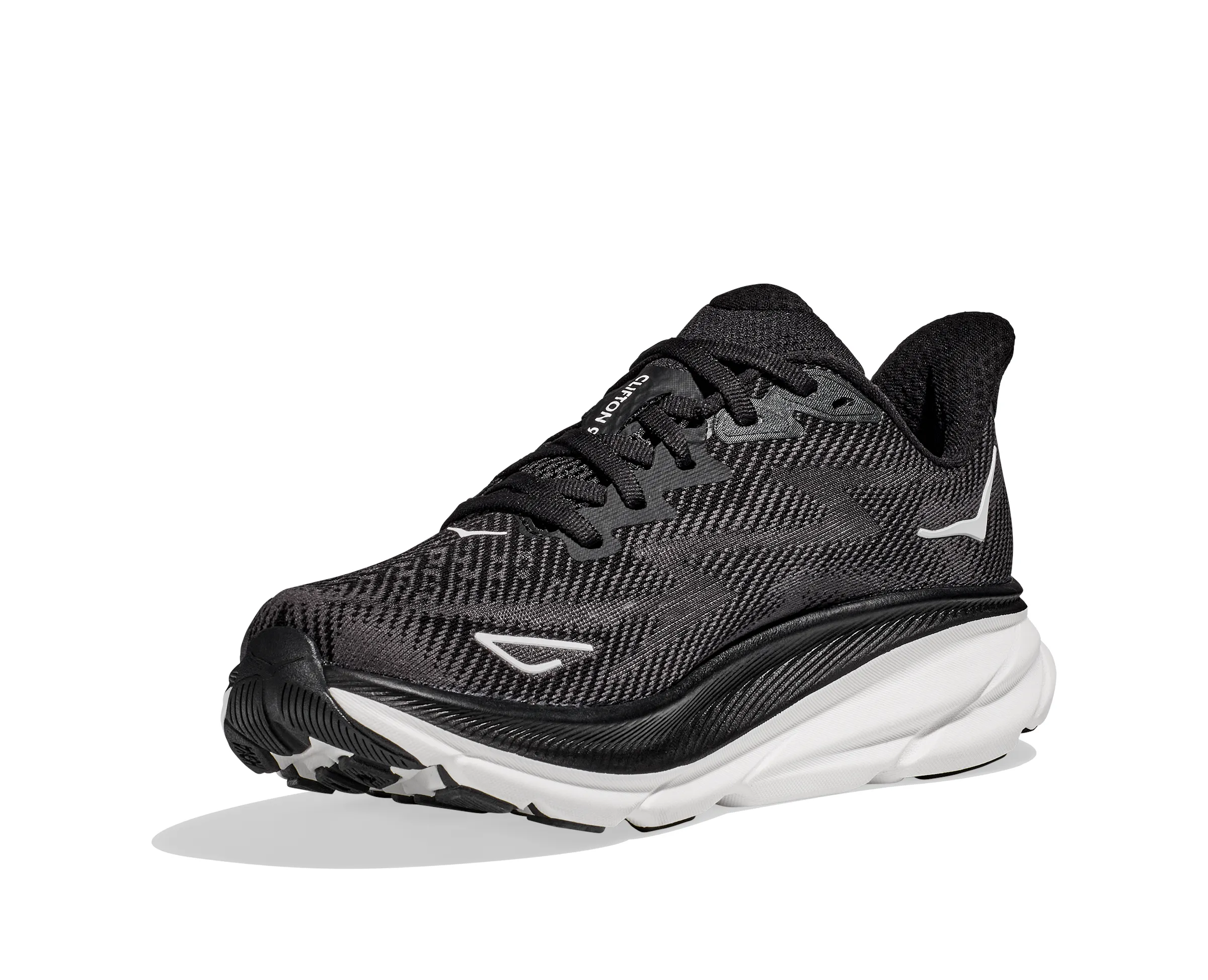 Shoes And Achilles Tendonitis Hoka Men's Clifton 9 - Black/White