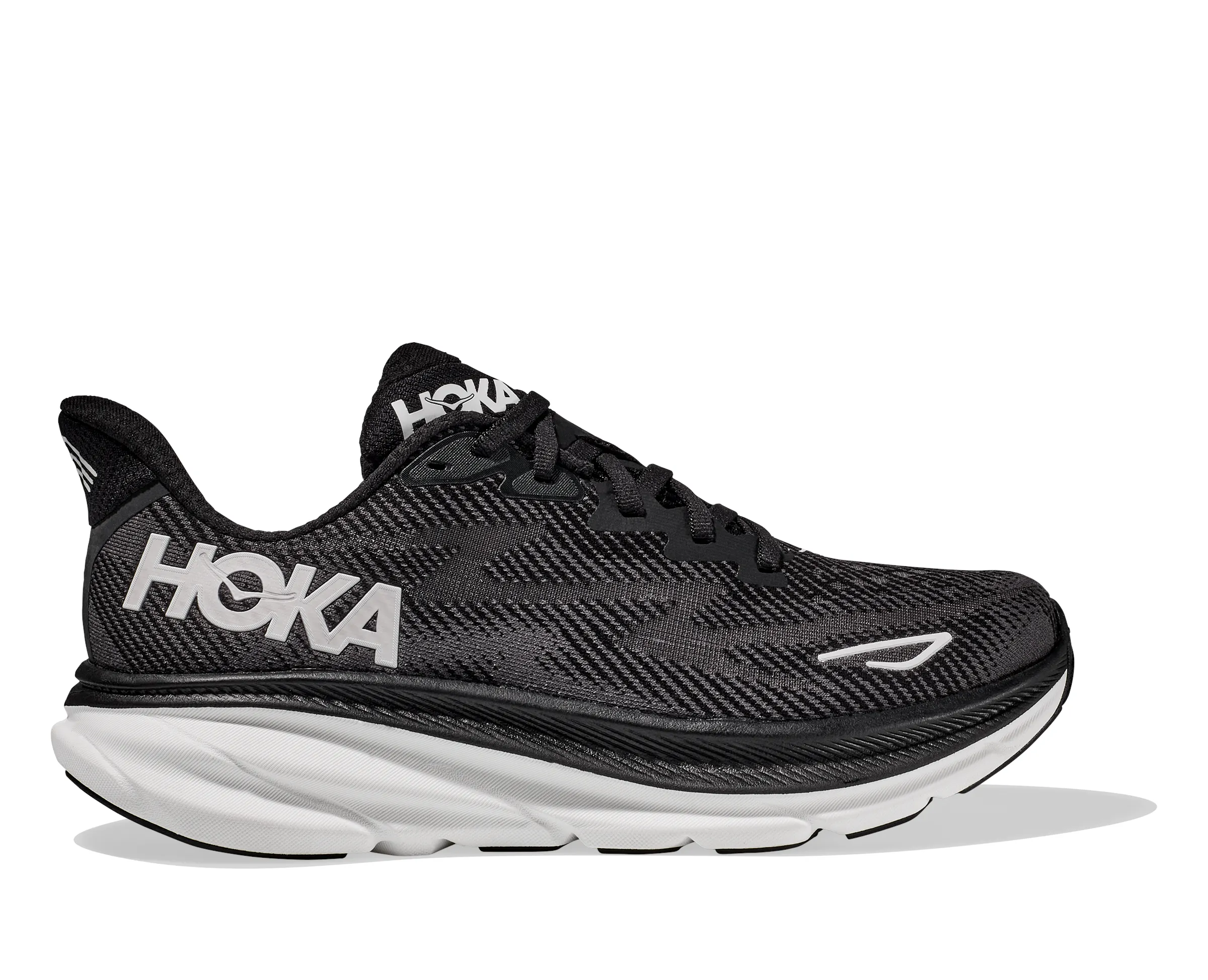 Promo Code Shoes Hoka Men's Clifton 9 - Black/White