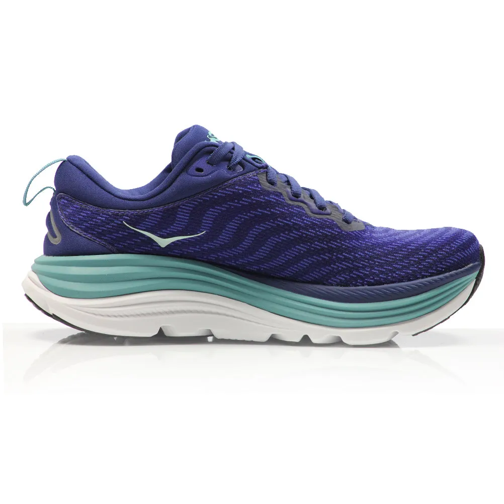 Hoka One One Gaviota 5 Men's Running Shoe - Deep Lagoon/Sherbet Shoes Discounted