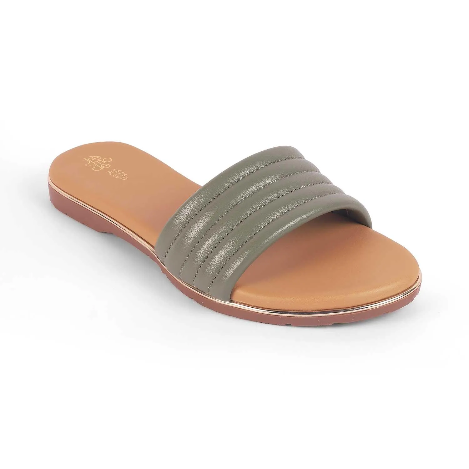 Taxi Flat Shoes Tresmode Hars Green Women's Casual Flats