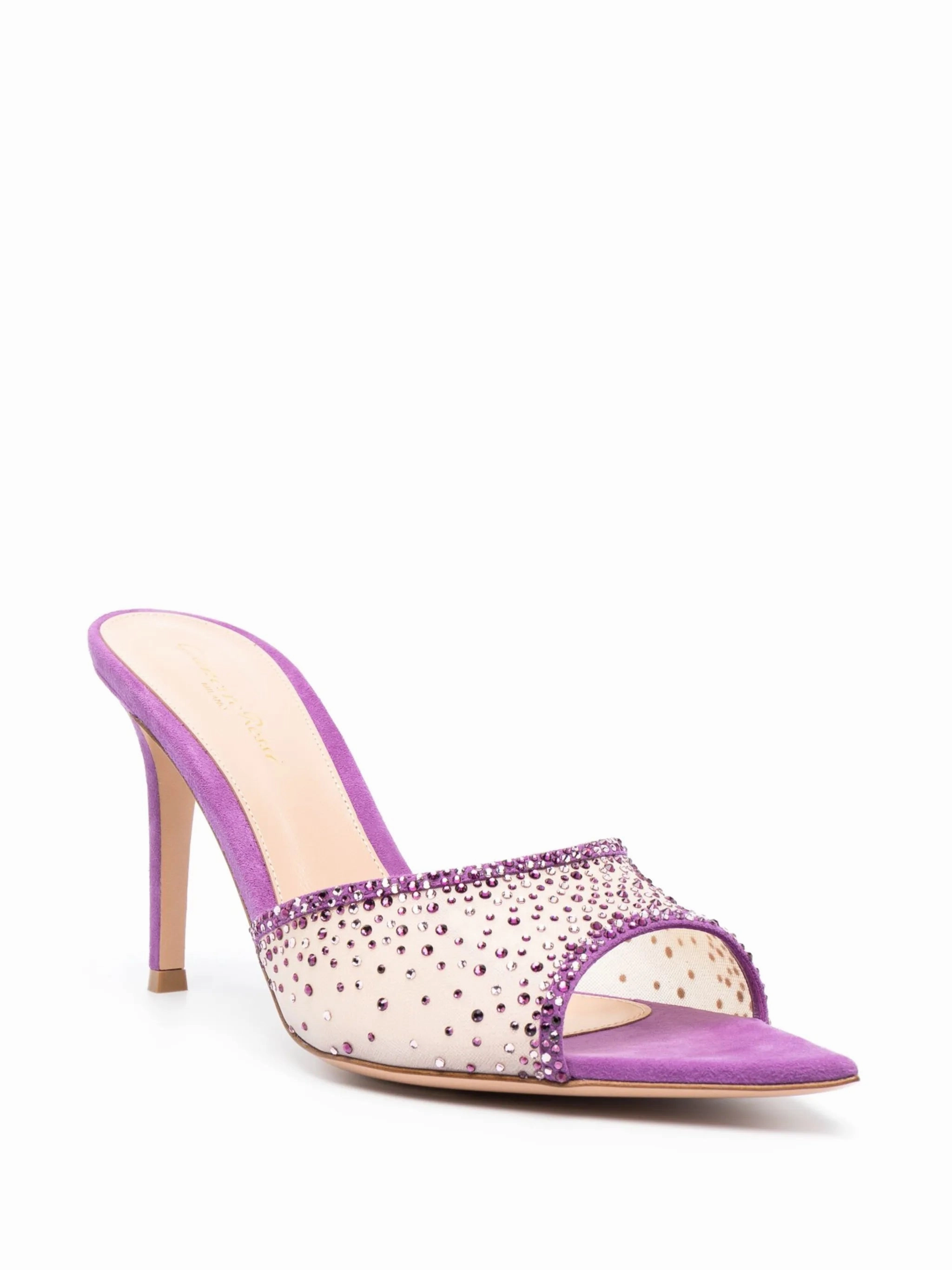 Jamaica Map 103mm Elle crystal-embellished sandals